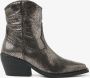 VIA VAI Enkellaarsjes Dames Eveline Clark Maat: 38 Materiaal: Leer Kleur: Zilver - Thumbnail 2