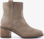 VIA VAI Flo Hayes Sierra Roccia Beige Suede Enkellaars met hak Dames - Thumbnail 2