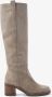 VIA VAI Hoge Laarzen Dames Flo Helen Maat: 37 Materiaal: Suède Kleur: Taupe - Thumbnail 2