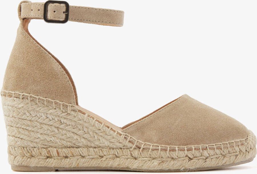 VIA VAI Espadrilles Dames Flora Braid Maat: 37 Materiaal: Suède Kleur: Beige - Foto 3