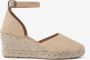 Via Vai Beige Espadrille Sandal Flora Braid Beige Dames - Thumbnail 2