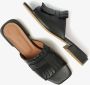 Via Vai Gigi Randy Zwarte Pantoffels Black Dames - Thumbnail 4
