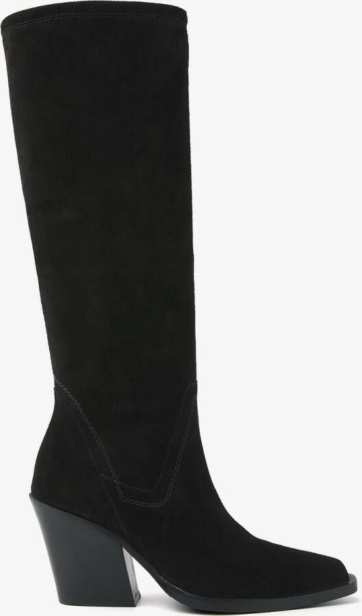 VIA VAI Hoge Laarzen Dames Gioia Falcon Maat: 42 Materiaal: Suède Kleur: Zwart - Foto 2
