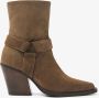 VIA VAI Enkellaarsjes Dames Gioia Fall Maat: 41 Materiaal: Suède Kleur: Camel - Thumbnail 2