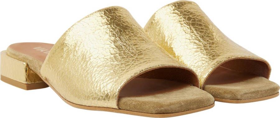 VIA VAI Goud Gigi luna slippers goud