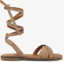 VIA VAI Sandalen Dames Harita Zen Maat: 38 Materiaal: Suède Kleur: Beige - Thumbnail 2