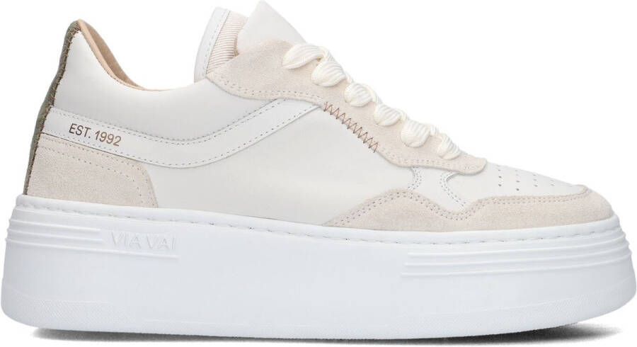 VIA VAI Lage Sneakers Dames Isa Cecile Maat: 39 Materiaal: Leer Kleur: Groen