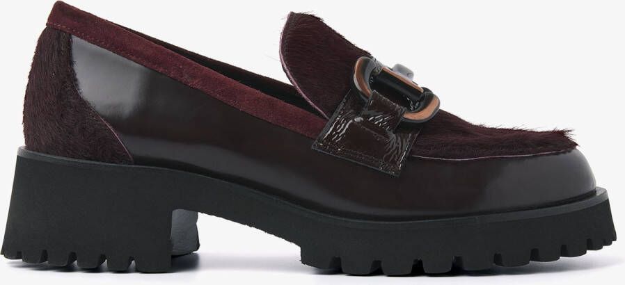 VIA VAI Jace Banks Loafers dames Instappers Rood