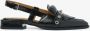 VIA VAI Slingbacks Dames Jazz Tammi Maat: 40 Materiaal: Lakleer Kleur: Zwart - Thumbnail 2