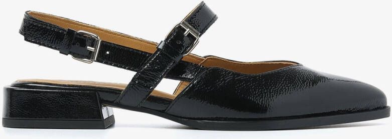 VIA VAI Slingbacks Dames Jazz Valerie Maat: 39 Materiaal: Lakleer Kleur: Zwart