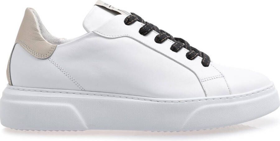 VIA VAI Juno Tate Sneakers Leer Wit