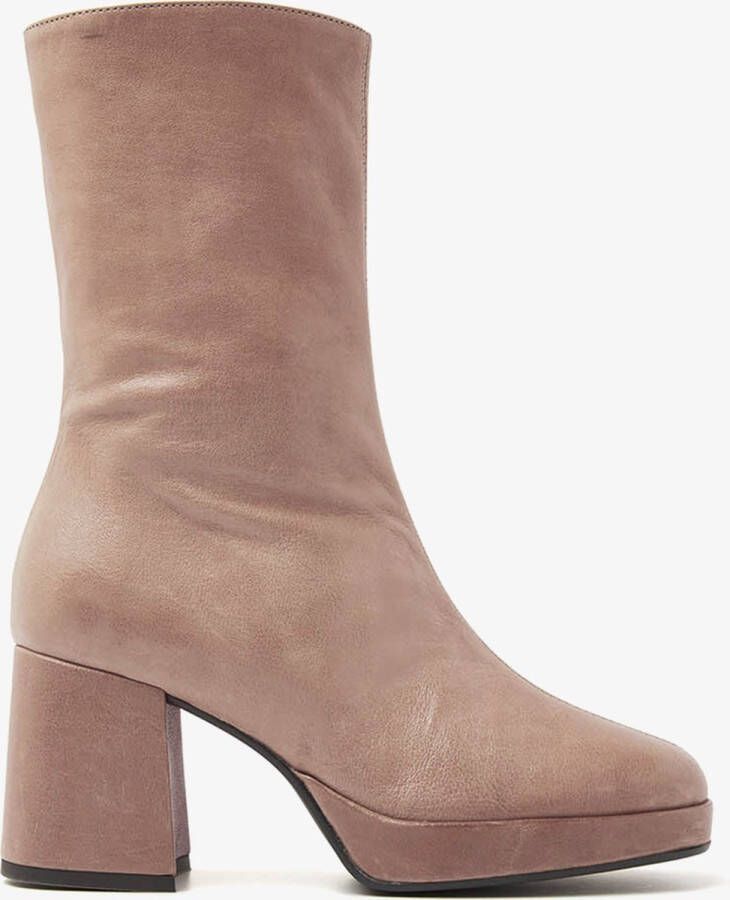 VIA VAI Lilla Seven Enkellaarsjes dames Beige