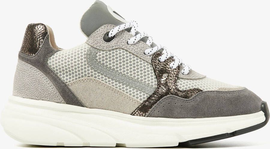 VIA VAI Lage Sneakers Dames Liz Dulce Maat: 41 Materiaal: Leer Kleur: Beige