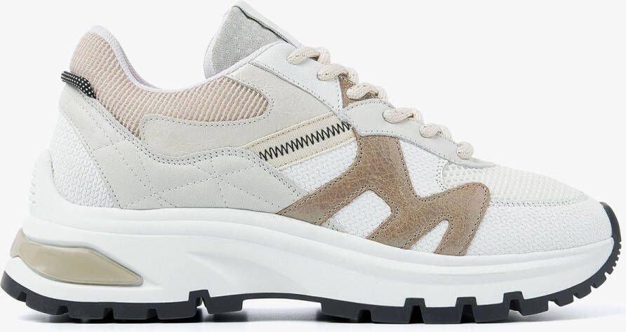 VIA VAI Lage Sneakers Dames Liz Finley Maat: 40 Materiaal: Leer Kleur: Wit