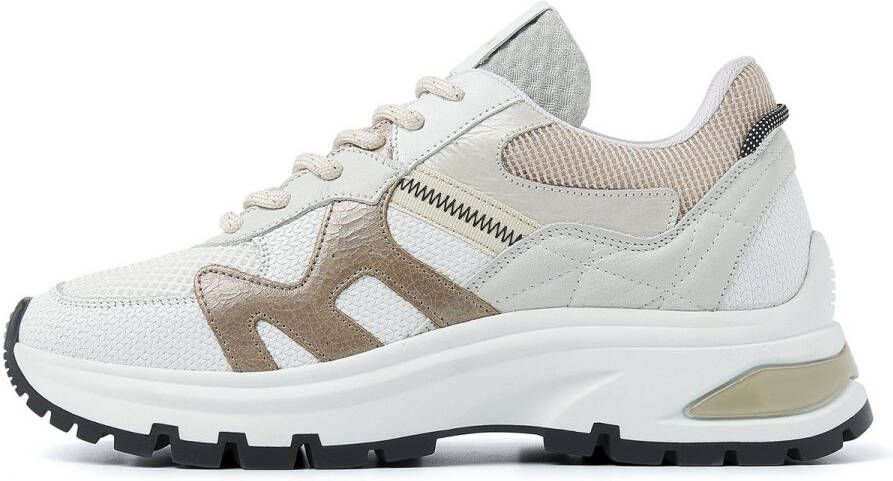 VIA VAI Lage Sneakers Dames Liz Finley Maat: 43 Materiaal: Leer Kleur: Wit