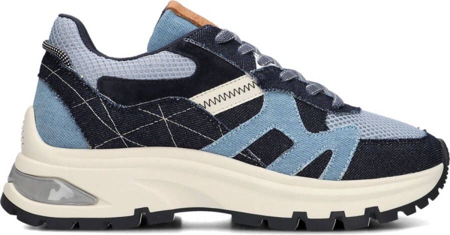 VIA VAI Lage Sneakers Dames Liz Finley Maat: 37 Materiaal: Textiel Kleur: Blauw