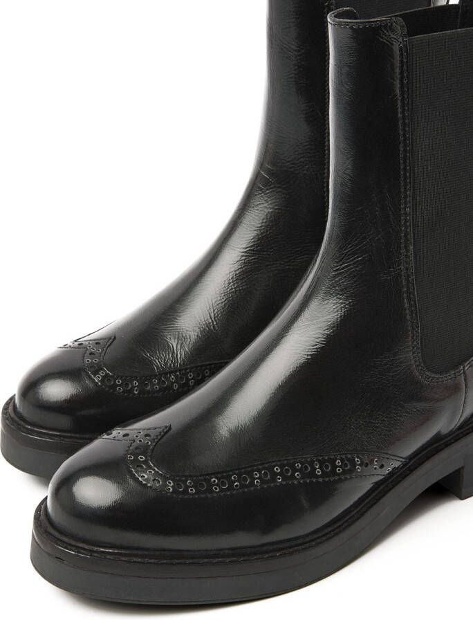 VIA VAI Enkelboots Dames Lucia Gina Maat: 36 Materiaal: Leer Kleur: Zwart - Foto 3