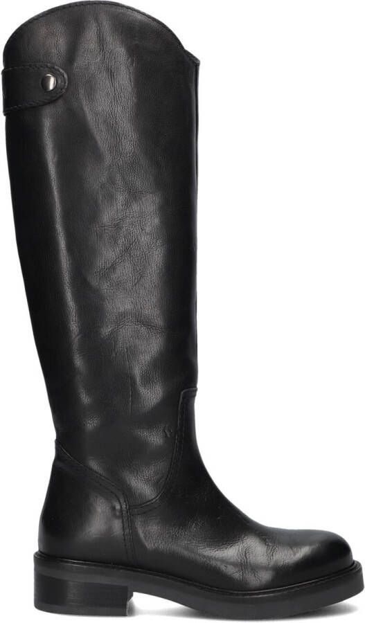 VIA VAI Hoge Laarzen Dames Lucia Rumi Maat: 39 Materiaal: Leer Kleur: Zwart - Foto 2