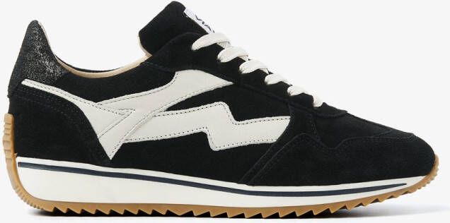 VIA VAI Lage Sneakers Dames Mikki Alex Maat: 38 Materiaal: Suède Kleur: Zwart