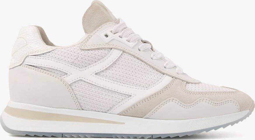 VIA VAI Lage Sneakers Dames Nora Maat: 37 Materiaal: Leer Kleur: Beige - Foto 2