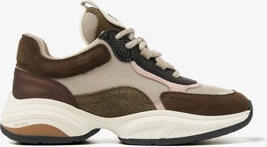 VIA VAI Lage Sneakers Dames Pepper Fin Maat: 39 Kleur: Groen