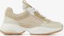 VIA VAI Lage Sneakers Dames Pepper Fin Maat: 42 Materiaal: Leer Kleur: Zand - Thumbnail 1