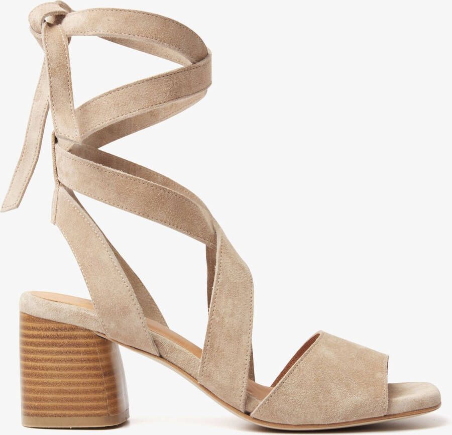 VIA VAI Polly Shade Sandalen Met Hak Beige