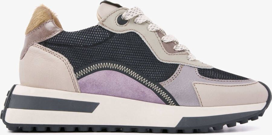 Via Vai Posy Dash 58134 leren sneakers paars multi - Foto 4