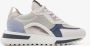 Via vai Posy Dash 58134 06-617 Beige Blue Lage sneakers - Thumbnail 1