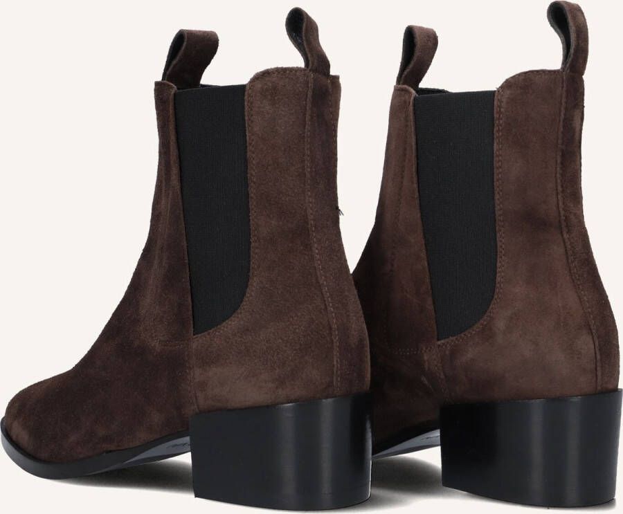 VIA VAI Enkellaarsjes Dames Rose Andrew Maat: 40 Materiaal: Suède Kleur: Bruin - Foto 3