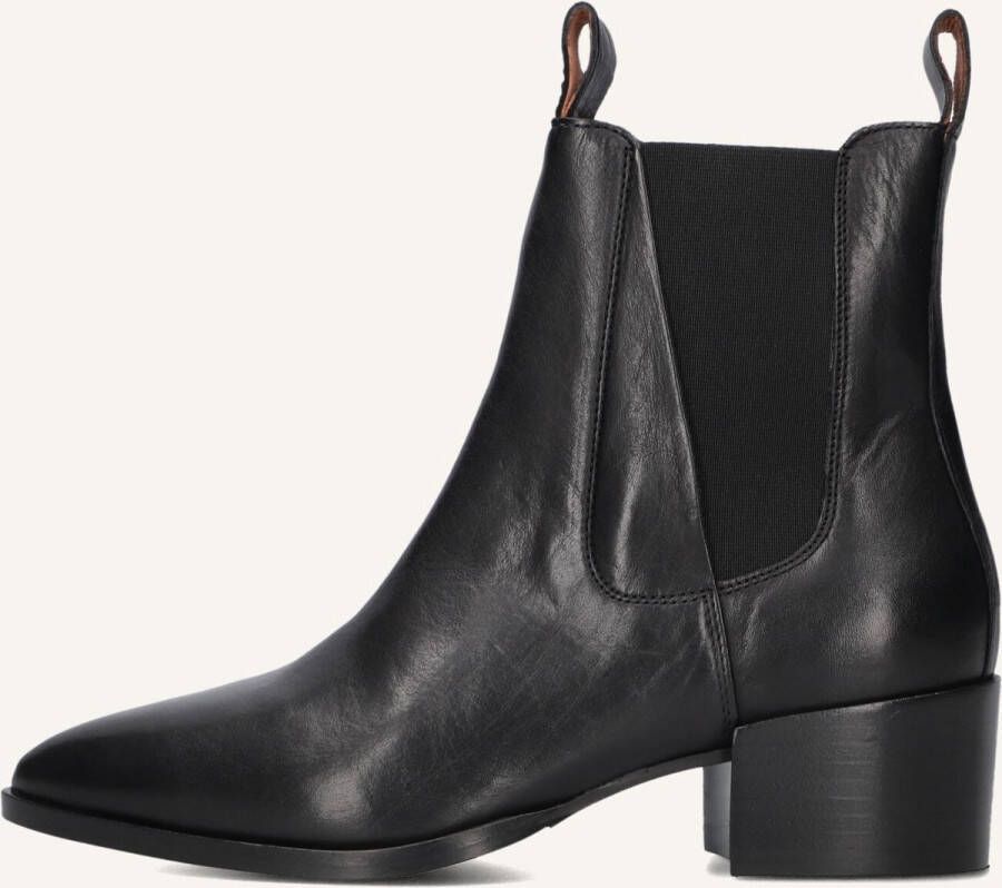 VIA VAI Enkellaarsjes Dames Rose Andrew Maat: 37 Materiaal: Leer Kleur: Zwart - Foto 4