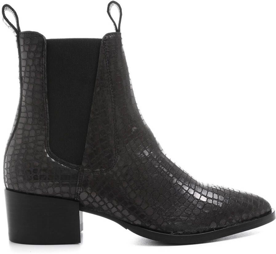 VIA VAI Rose Andrew laarzen zwart Leer Chelsea boots Dames