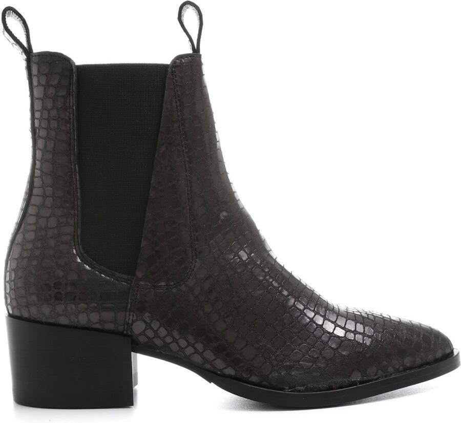 VIA VAI Rose Andrew laarzen zwart Leer Chelsea boots Dames