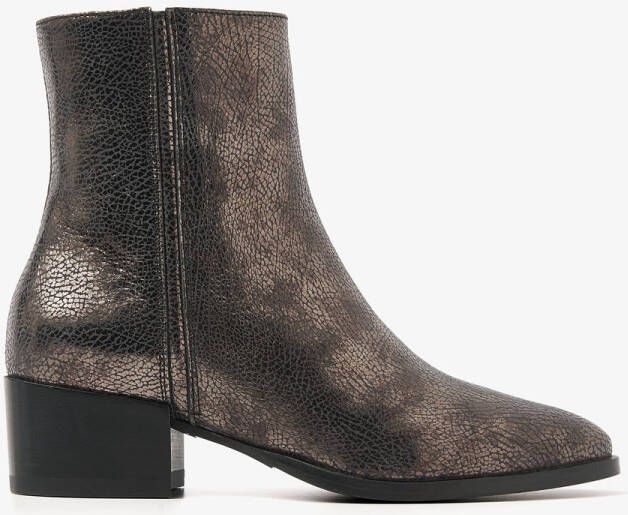 VIA VAI Enkellaarsjes Dames Rose Baker Maat: 39 Materiaal: Leer Kleur: Zilverkleurig - Foto 2