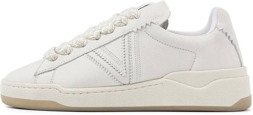 VIA VAI Lage Sneakers Dames Sam Levi Maat: 42 Materiaal: Leer Kleur: Beige