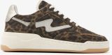 VIA VAI Lage Sneakers Dames Sam Levi Suède Bruin - Groen