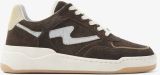 VIA VAI Lage Sneakers Dames Sam Levi Suède Bruin - Bruin
