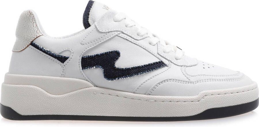 VIA VAI Lage Sneakers Dames Sam Levi Maat: 37 Materiaal: Leer Kleur: Ecru