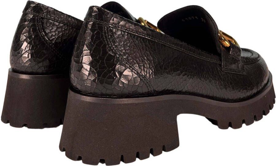 VIA VAI Schoenen Zwart Jace banks loafers zwart