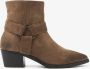VIA VAI Enkellaarsjes Dames Shelly Carter Maat: 36 Materiaal: Suède Kleur: Bruin - Thumbnail 2