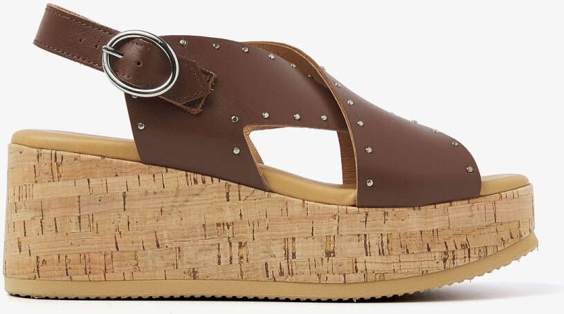 VIA VAI Sandalen Dames Sissel Elaine Maat: 41 Materiaal: Leer Kleur: Zand - Foto 2