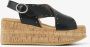 VIA VAI Sandalen Dames Sissel Elaine Maat: 41 Materiaal: Leer Kleur: Zwart - Thumbnail 2
