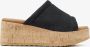 VIA VAI Slippers Dames Sissel Ryde Maat: 37 Materiaal: Denim Kleur: Zwart - Thumbnail 2