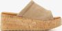 VIA VAI Slippers Dames Sissel Ryde Maat: 39 Materiaal: Suède Kleur: Camel - Thumbnail 2