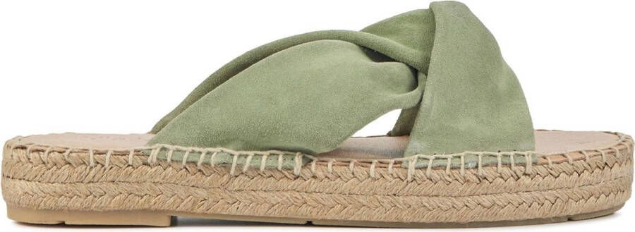 VIA VAI Slippers Slides Dames 58019 Mondi Groen