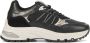 VIA VAI Lage Sneakers Dames Liz Dae Maat: 43 Materiaal: Leer Kleur: Zwart - Thumbnail 1