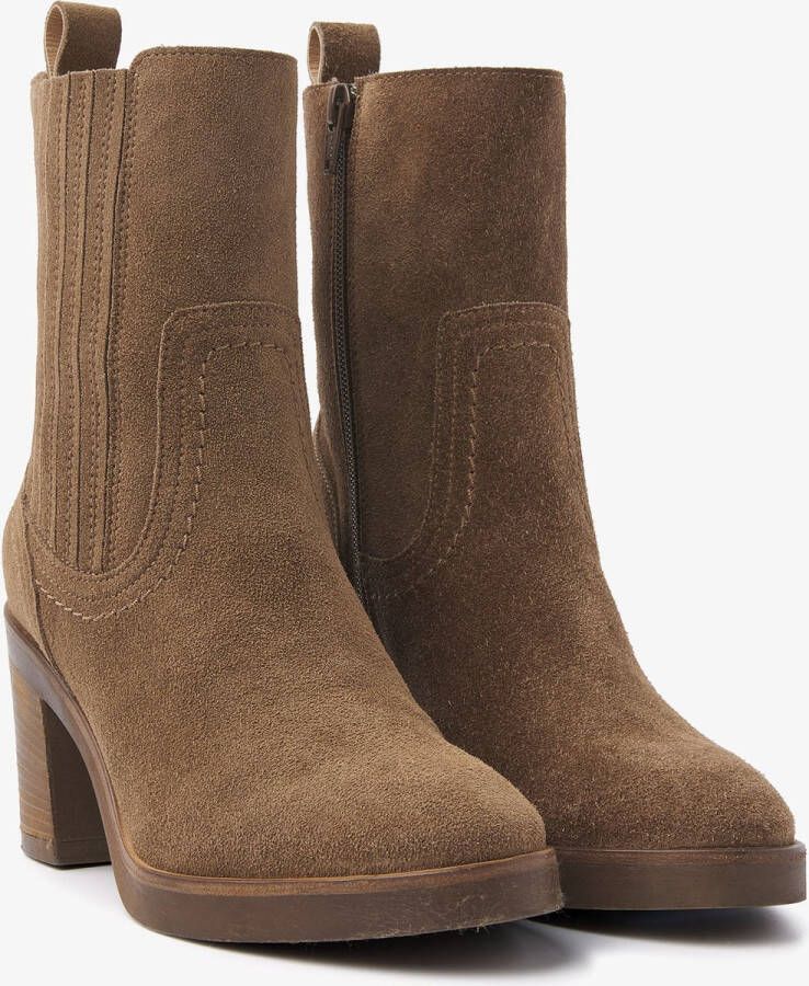 VIA VAI Taara Quinn Chelsea boots dames Enkellaarsjes dames Licht Bruin