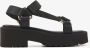 VIA VAI Sandalen Dames Teddy Bloom Maat: 39 Materiaal: Textiel Kleur: Zwart - Thumbnail 2