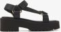 Via vai 58129 Teddy 01-900 Fishbone Nero Sandalen - Thumbnail 2