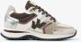 VIA VAI Lage Sneakers Dames Usher Davina Maat: 36 Materiaal: Leer Kleur: Bruin - Thumbnail 1